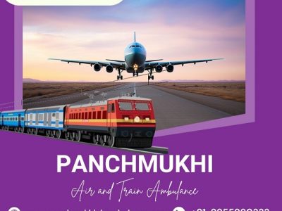 Hire Panchmukhi Air and Train Ambulance Service in Imphal with Reliable Medical Tool