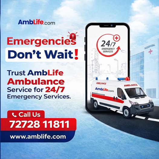 Best Ambulance Service in India with ICU and Ventilator Support | AmbLife