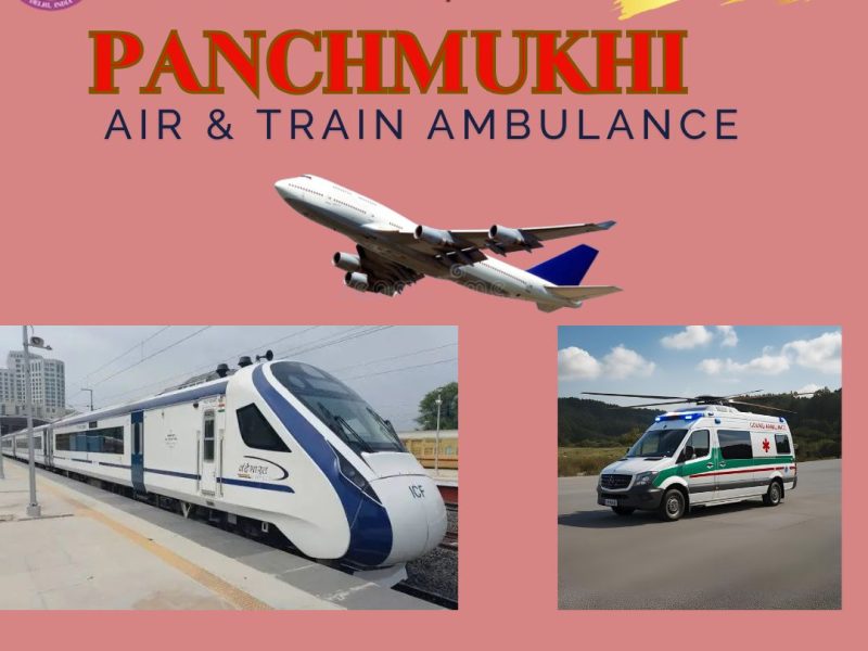 Panchmukhi Low Cost Train Ambulance in Patna- Helpful in making the transfer non risky