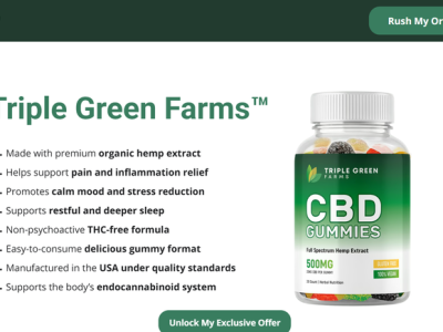 Triple Green Farms CBD Gummies for Healthy Balance