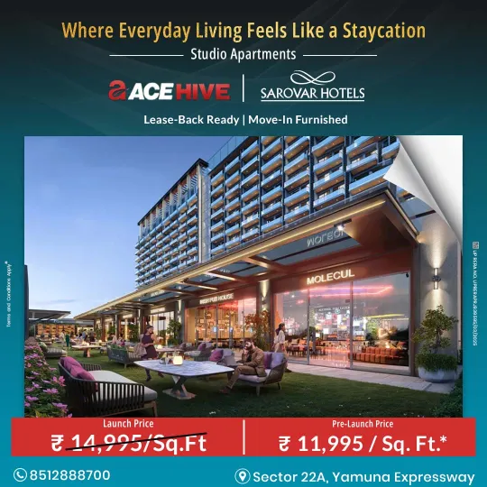 ACE Hive Business suites on Yamuna Expressway Investment Hub