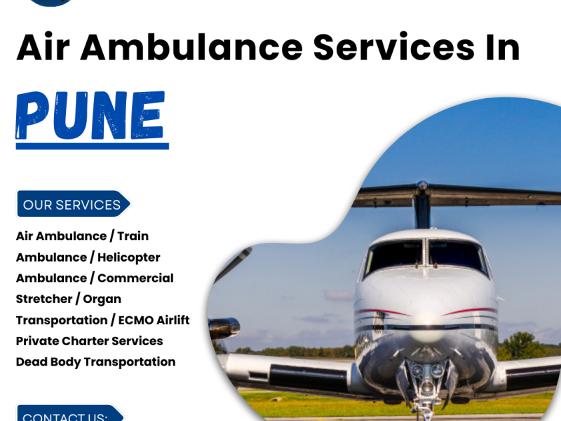 24/7 Critical Care Air Ambulance in Pune