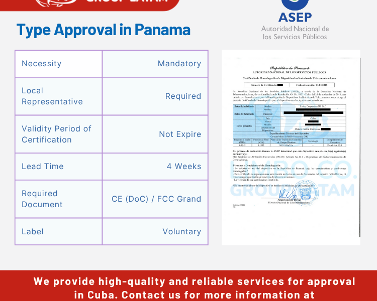 Type Approval in Panama