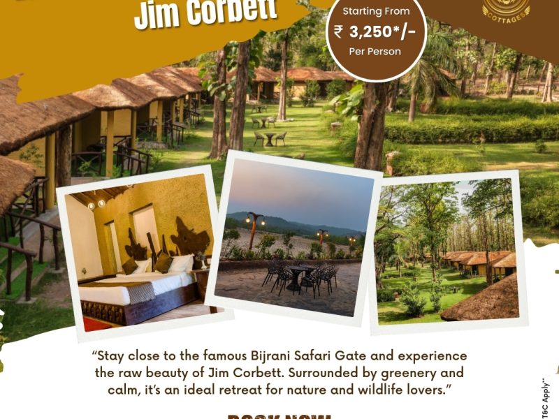 Jungle Cottages in Jim Corbett – Stay at Bijrani Jungle Cottages