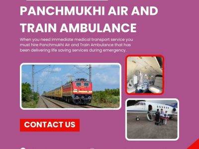 Pick an Air Ambulance from Delhi with Superior Medical Features by Panchmukhi