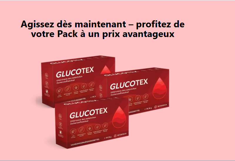 Glucotex : Anmeldelser, opdatering, Købe og officiel pris her