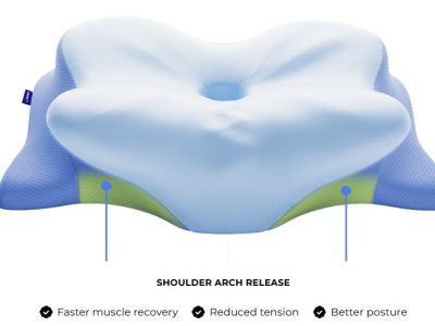 Derila ERGO Memory Foam Pillow – Neck Support & Pain Relief Sleep Solution