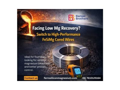 Facing Low Mg Recovery? Use High-Performance FeSiMg Cored Wires!