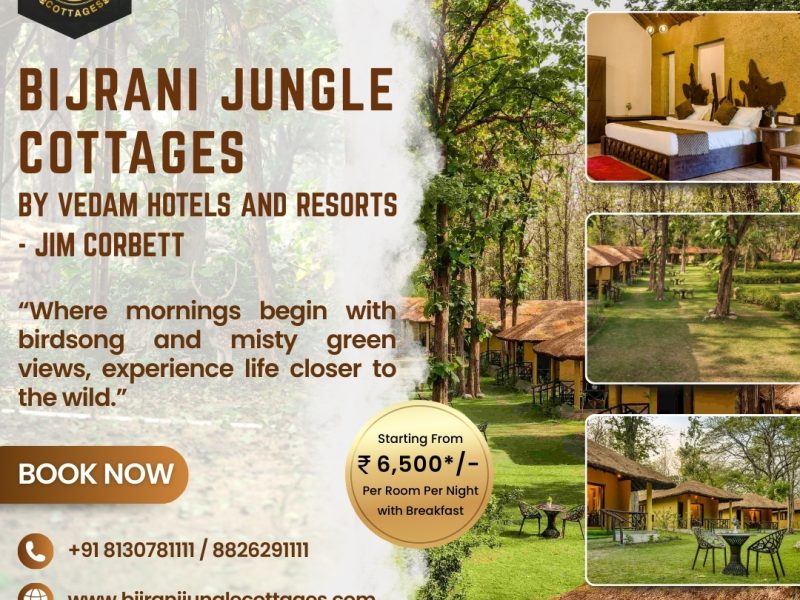 Forest Stay in Jim Corbett at Bijrani Jungle Cottages