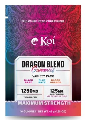 Does Koi Dragon Blend CBD contain THC?