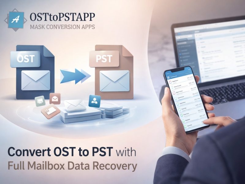 Convert OST to PST with Full Mailbox Data Recovery
