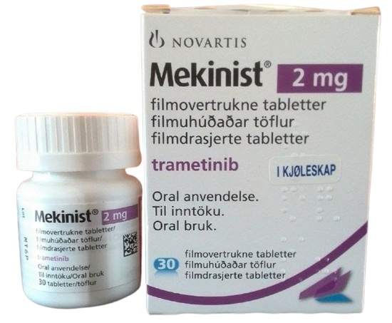 Treatment with Mekinist for BRAF V600 mutation
