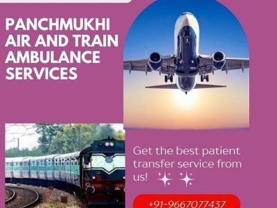Book Panchmukhi Air and Train Ambulance Service in Lucknow with a Top-Class Healthcare Facility