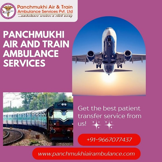 Book Panchmukhi Air and Train Ambulance Service in Lucknow with a Top-Class Healthcare Facility