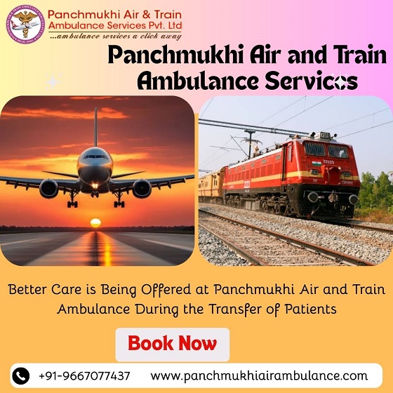 Panchmukhi Air and Train Ambulance Services in Nagpur is Delivering Holistic Care during the Journey