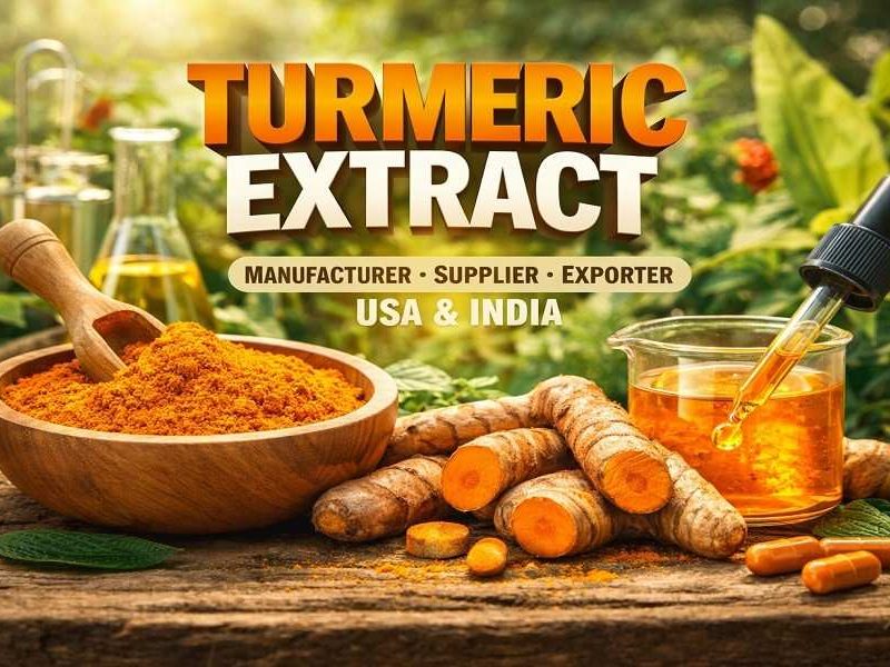 Premium Turmeric Extract Manufacturer in USA & India