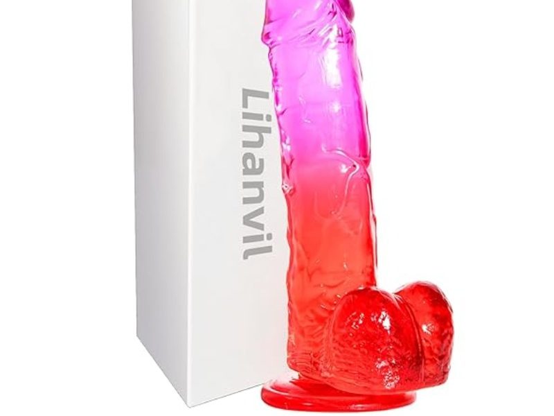 Colorful Flexible G-Spot Silicone Dildo In Jhang - {03001194268}