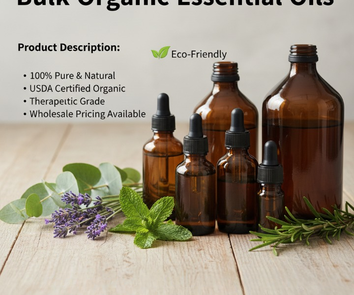 Bulk Organic Essential Oils Supplier – Premium Quality by Aromaaz International