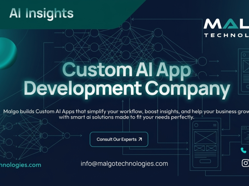Custom AI App Development Company for Intelligent Automation