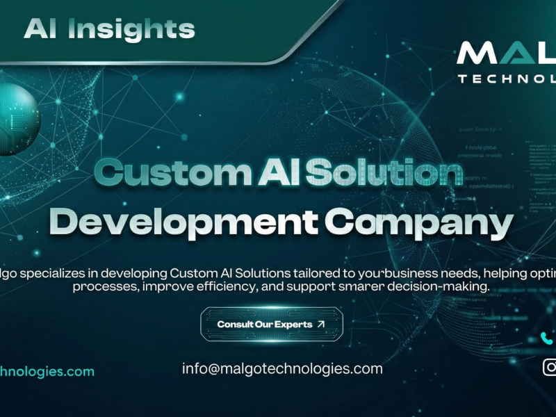 Custom AI Solution Development Company for Intelligent Automation