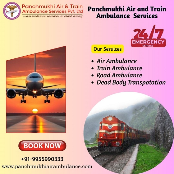 Pick Panchmukhi Air and Train Ambulance Service in Dibrugarh with a Top-Level Healthcare Facility