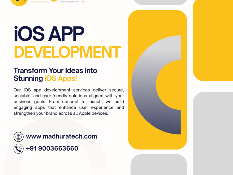 Madhura Technologies Coimbatore Based iOS App Development Company