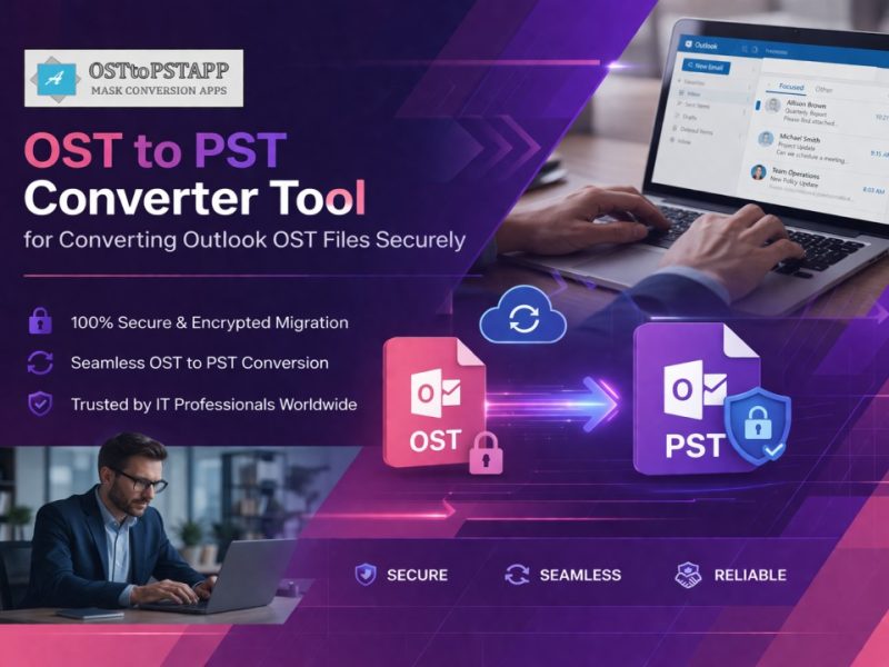 OST to PST Converter Tool for Converting Outlook OST Files Securely