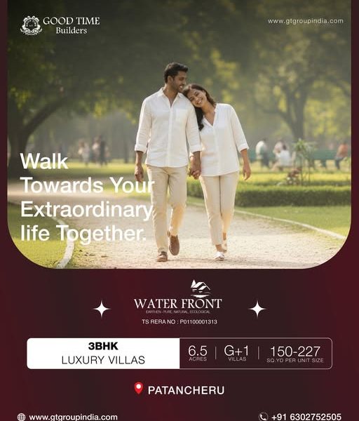 3 BHK Villa Projects in Patancheru | Water Front