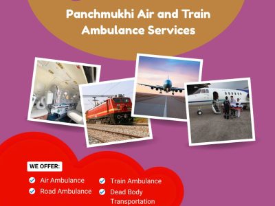 Obtain an Extraordinary Air Ambulance from Ranchi with the Superior Medical System by Panchmukhi