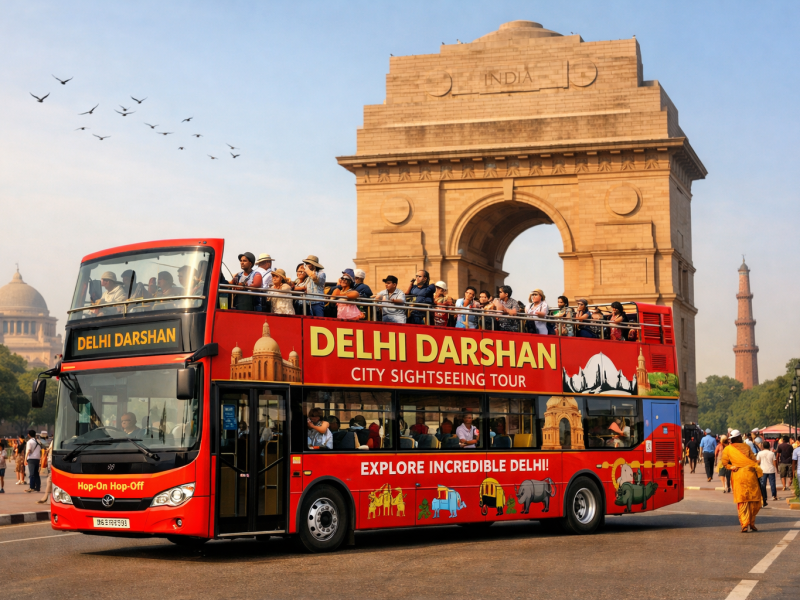 Most liked company for Delhi Darshan tour by bus