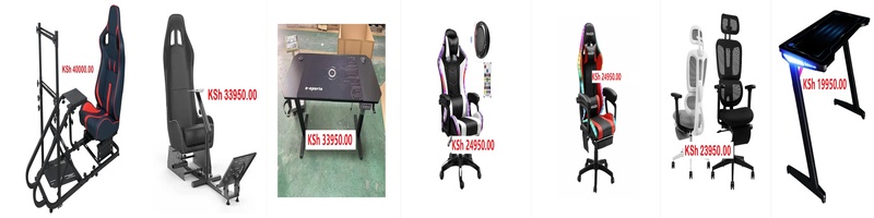 Brand new GAMING CHAIRS and TABLES 40