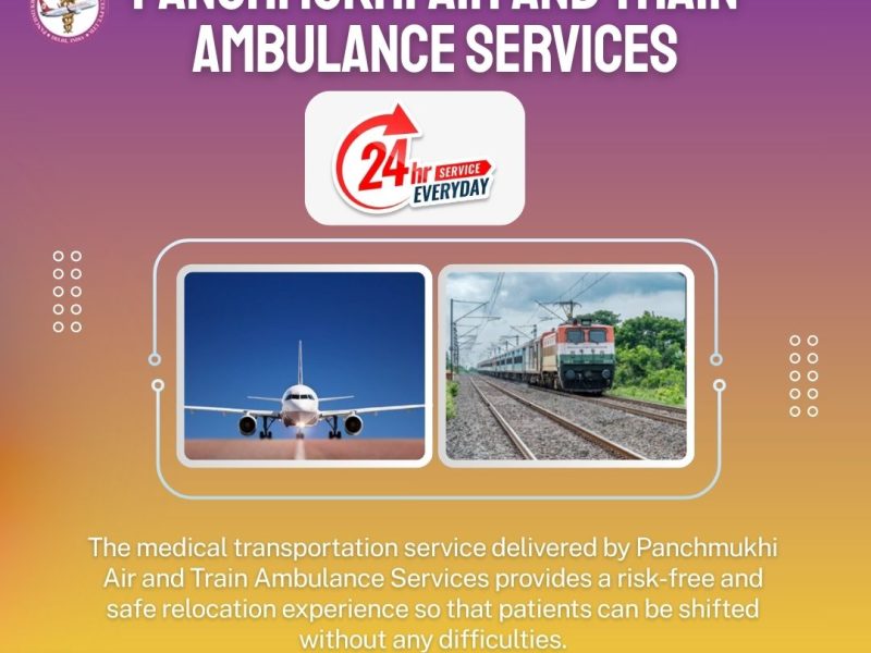 Book Panchmukhi Air and Train Ambulance Service in Jabalpur an Affordable Price