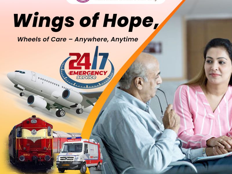 With Panchmukhi Air and Train Ambulance Services in Patna, we transport you to your chosen destination