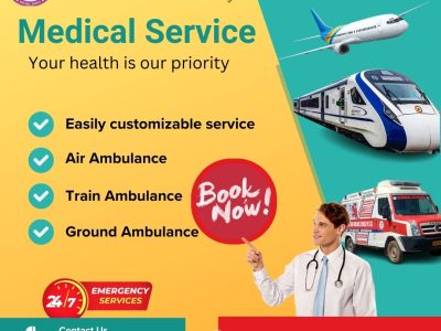 Panchmukhi Hi tech Air and Train Ambulance in Ranchi- the best patient transfer offered at low cost