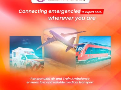 Panchmukhi Air and Train Ambulance in Patna- promises of a compassionate transfer