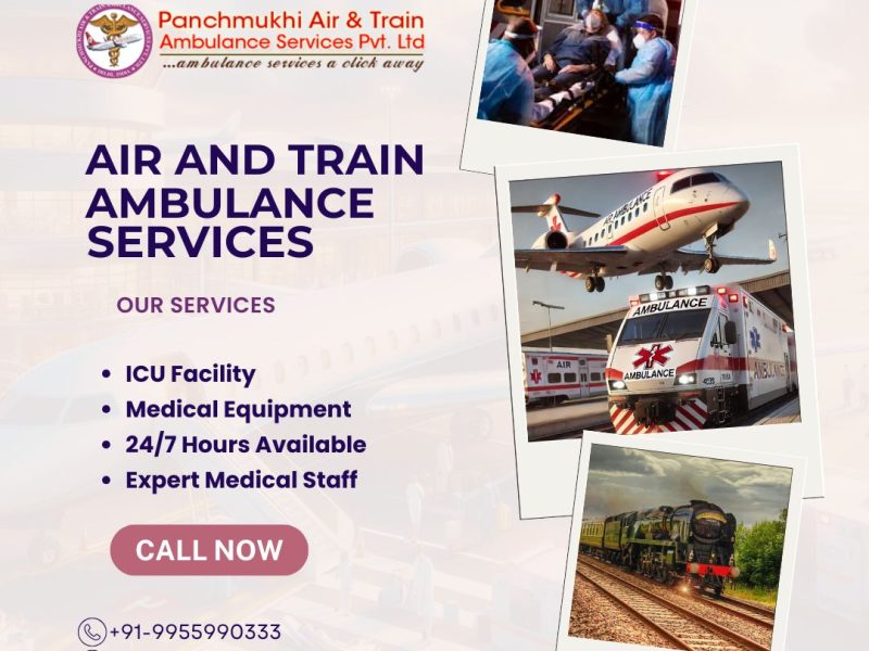 Panchmukhi Hi Tech Air and Train Ambulance in Kolkata- get Hi tech amenities during medical transport