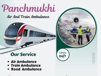 Hire Panchmukhi Air and Train Ambulance Service in Bhubaneswar with Medical Equipment