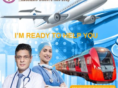 Now, Patient Can Use a Charter and Commercial Aircraft at Low Fare by Panchmukhi Air and Train Ambulance in Ranchi
