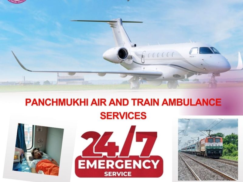 Travel in the Protective Environment of Panchmukhi Air Ambulance Dibrugarh Available 24/7