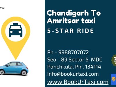 Chandigarh to Amritsar Taxi | Booking Start ₹3250 - BookUrTaxi