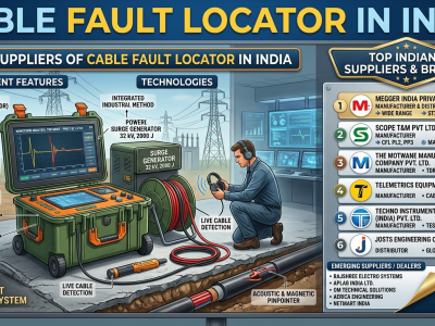 Most trusted supplier of Cable Fault Locator in India