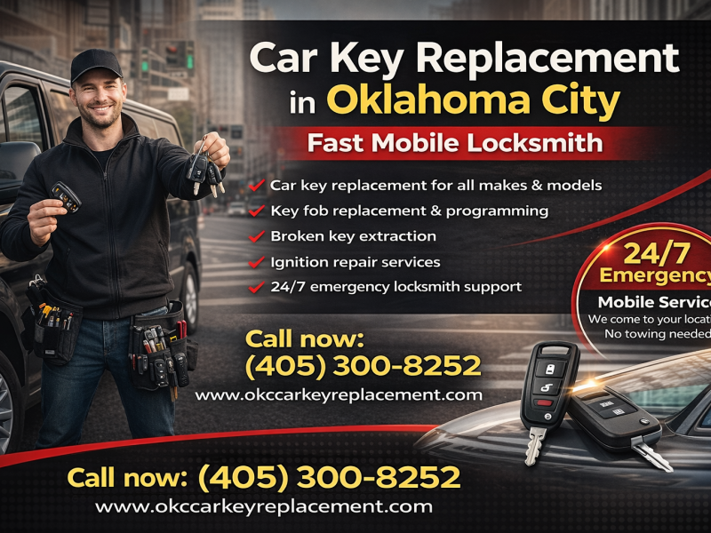 Car Key Replacement in Oklahoma City | Fast Mobile Locksmith