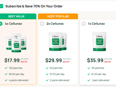 Cellunax Weight Loss Patches Reviews