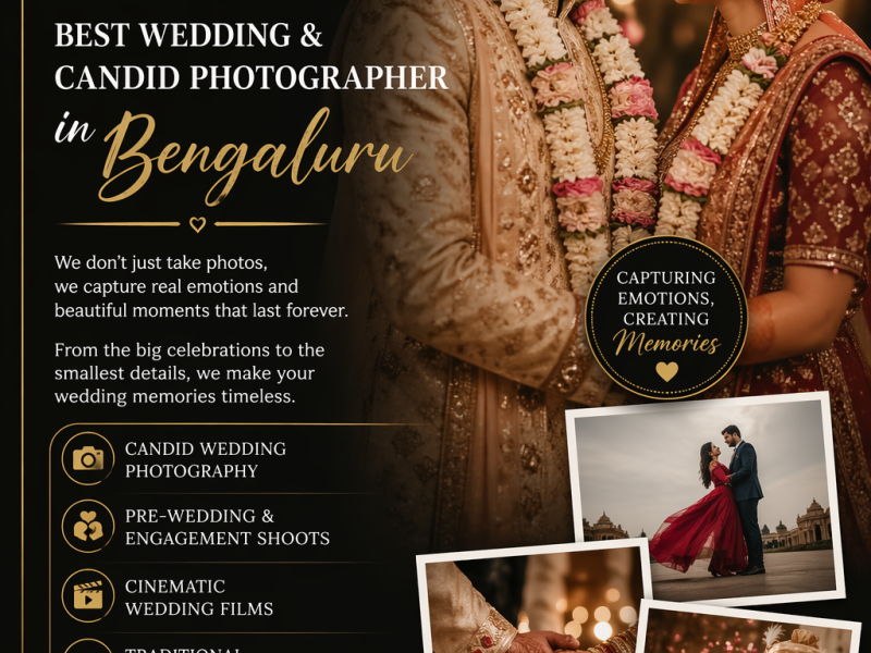 Best Wedding & Candid Photographer in Bengaluru