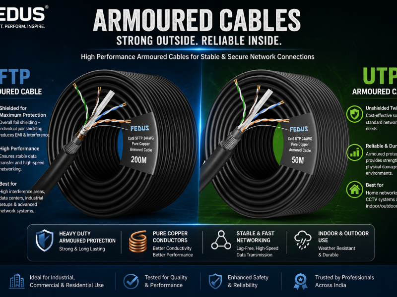 Armoured Cable Manufacturer in India – High Strength & Reliable Networking Solutions