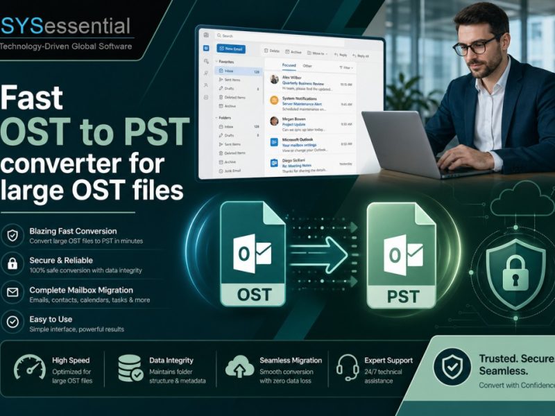 Fast OST to PST converter for large OST files