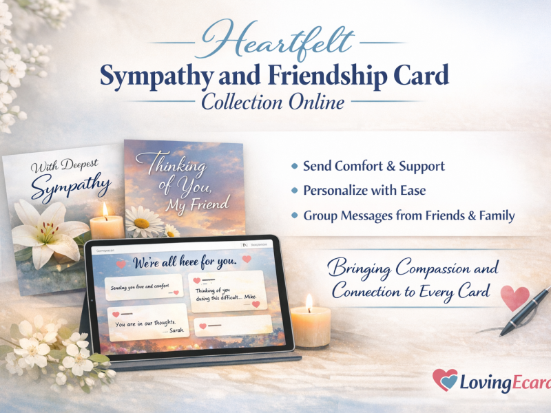 Heartfelt Sympathy and Friendship Card Collection Online