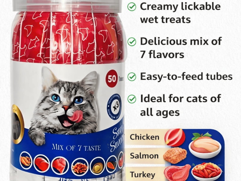Catit Treats – Smooth & Savoury Creamy Cat Treats Pack