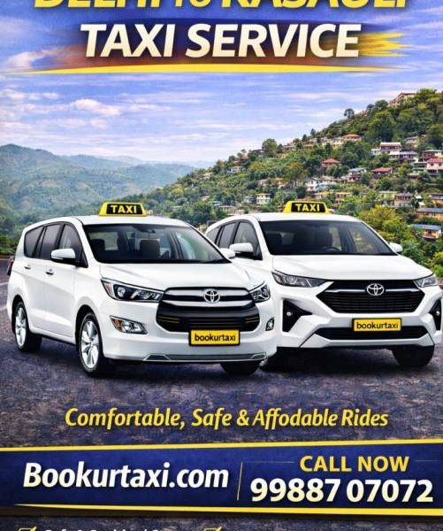 Delhi to Kasauli Taxi | Booking Start ₹3950 - BookUrTaxi