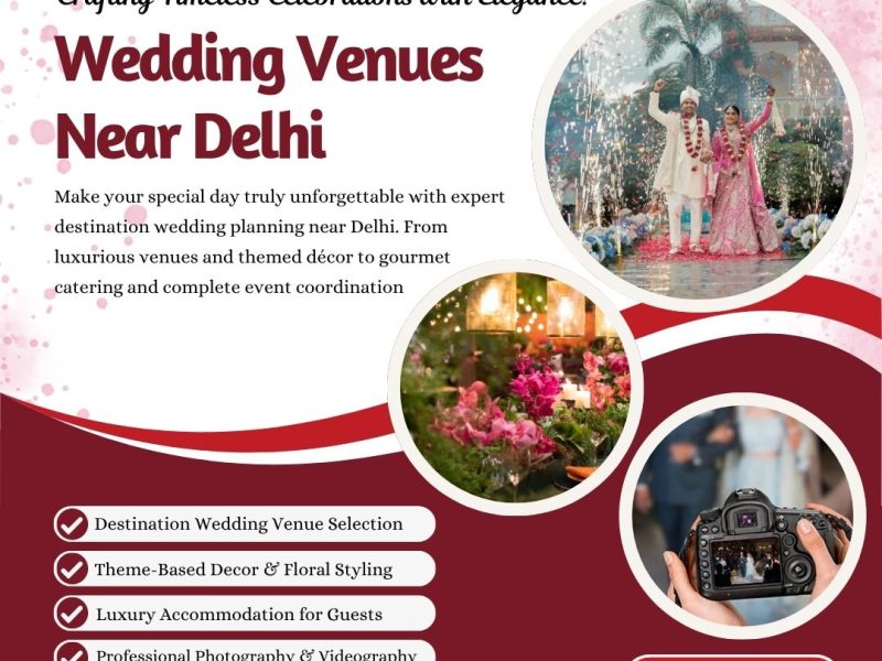 Destination Wedding Venues Near Delhi for Dream Weddings